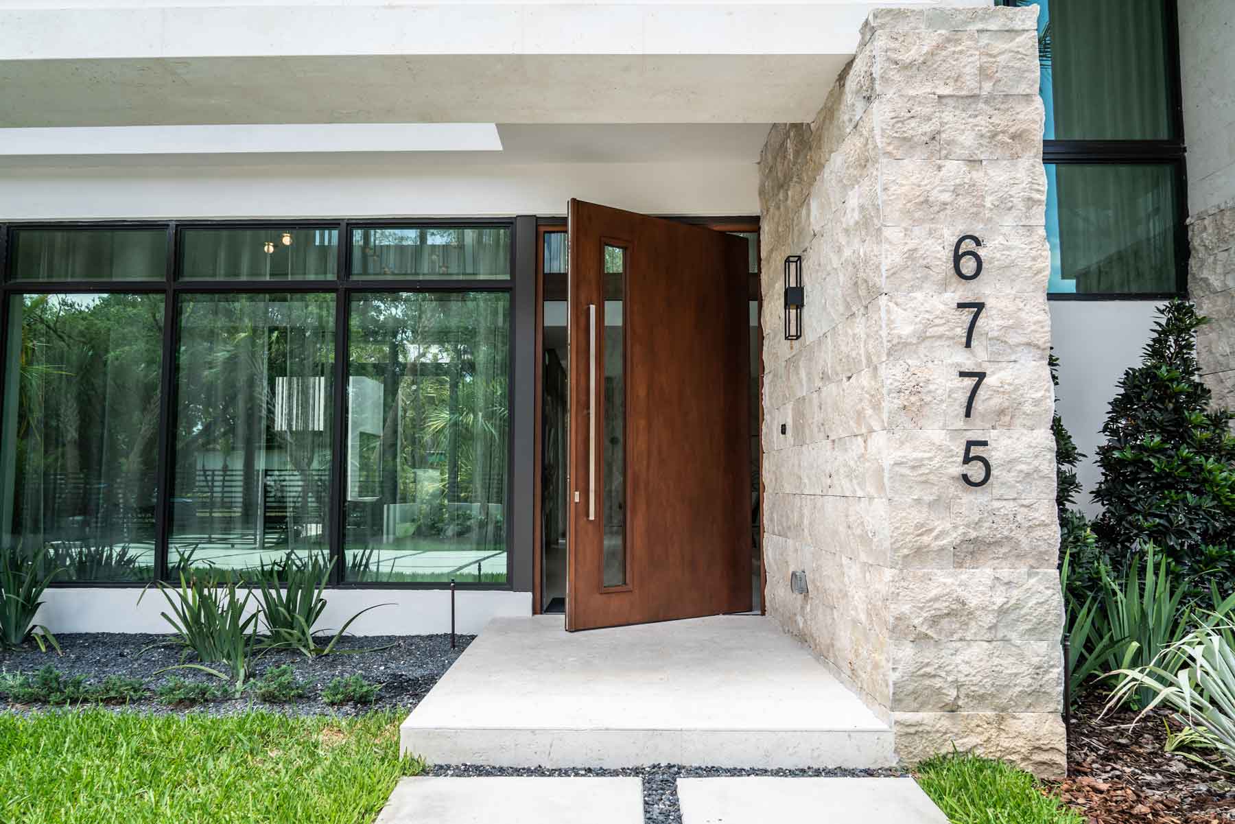 Modern Pivot Entry Door